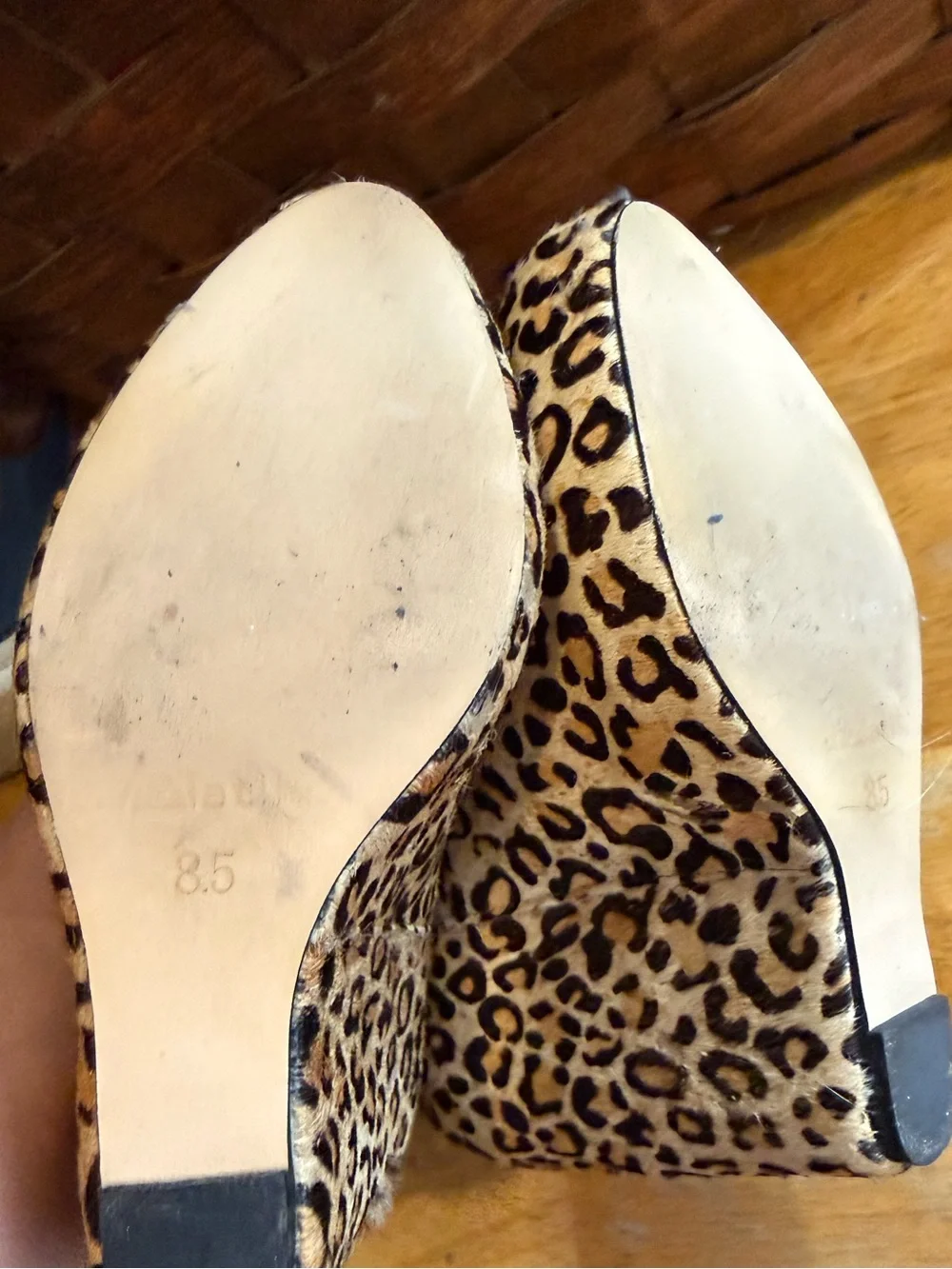 Matiko Leopard Print Women's Platform wedge Pumps - Animal Print Heels 8.5